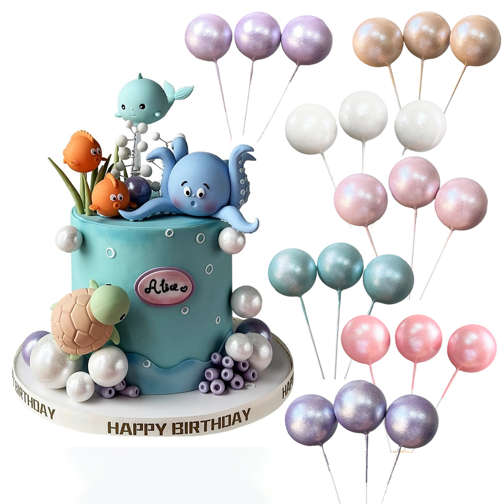 Marine Aquarium Decorations - Sea Animal Cake Topper of Octopus