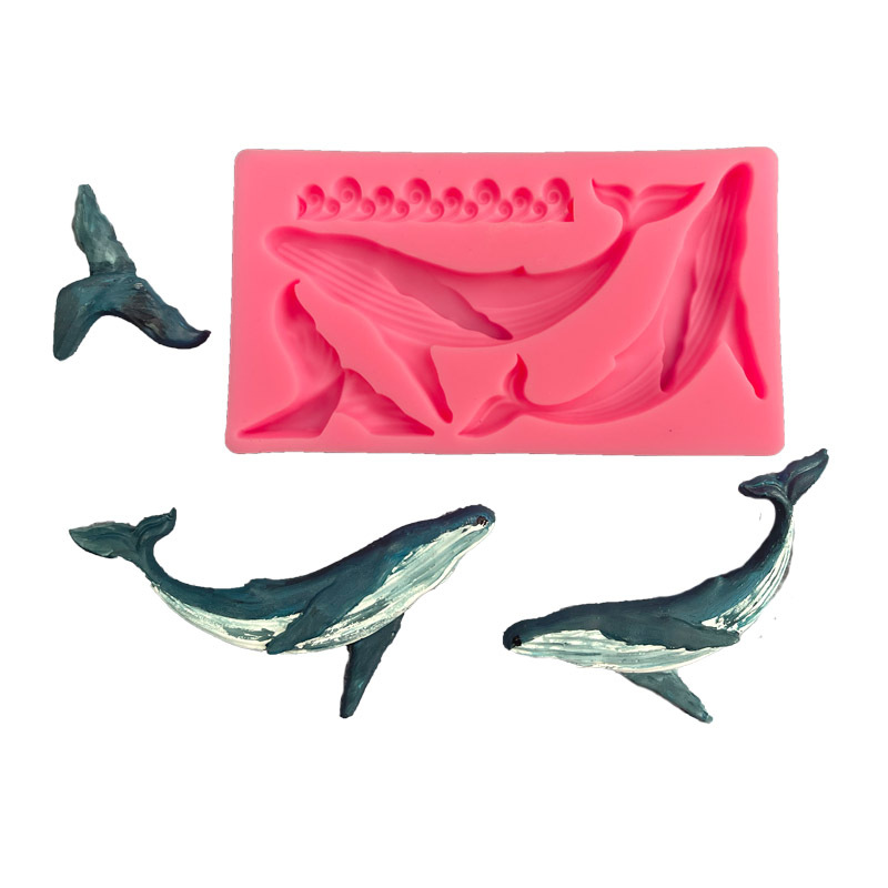 Marine Aquarium Decorations - Tự Làm Cá Voi Khuôn Silicon
