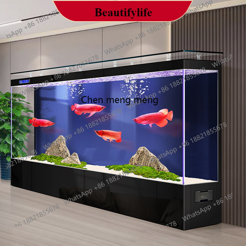 Marine Aquarium With Sump - G153 Ecological fish tank, large ultra-white