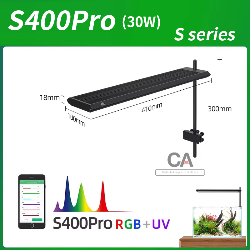 WEEK AQUA S Series RGB+UV Full - đánh giá và giá Marine Aquarium Live