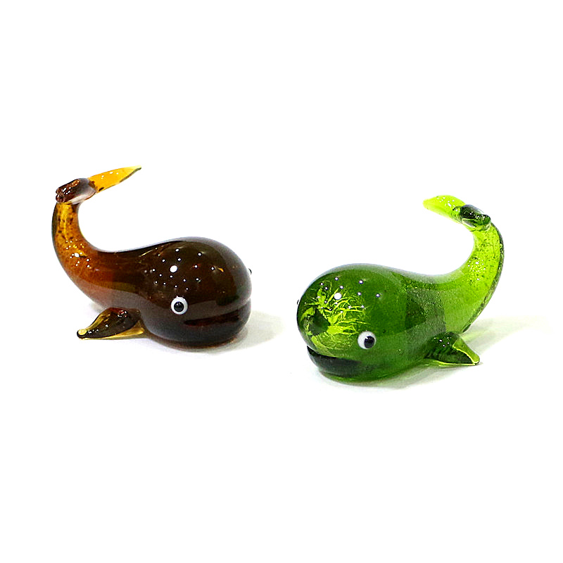 Murano Glass Whale Miniature F - đánh giá và giá Marine Aquarium Live
