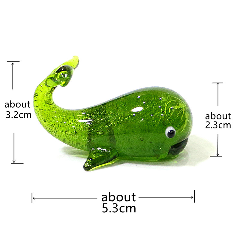 Murano Glass Whale Miniature F - đánh giá và giá Marine Aquarium Live