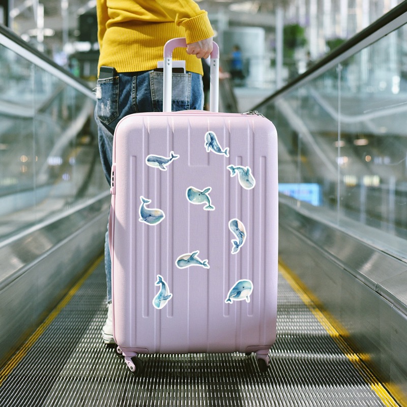 50pcs Cartoon Whale Graffiti C - đánh giá và giá Marine Aquarium Decorations