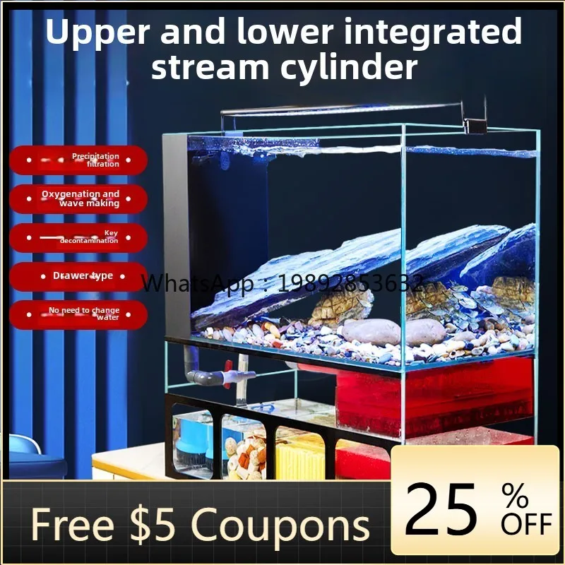 X5-20  fish tank with filter g - đánh giá và giá Marine Aquarium With Sump