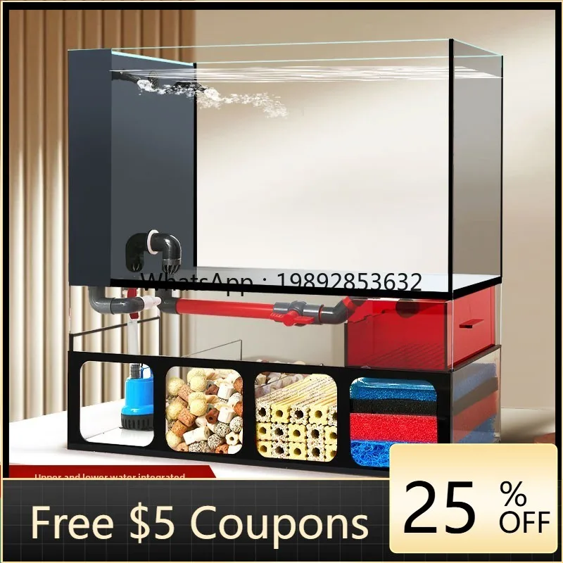 X5-20  fish tank with filter g - đánh giá và giá Marine Aquarium With Sump