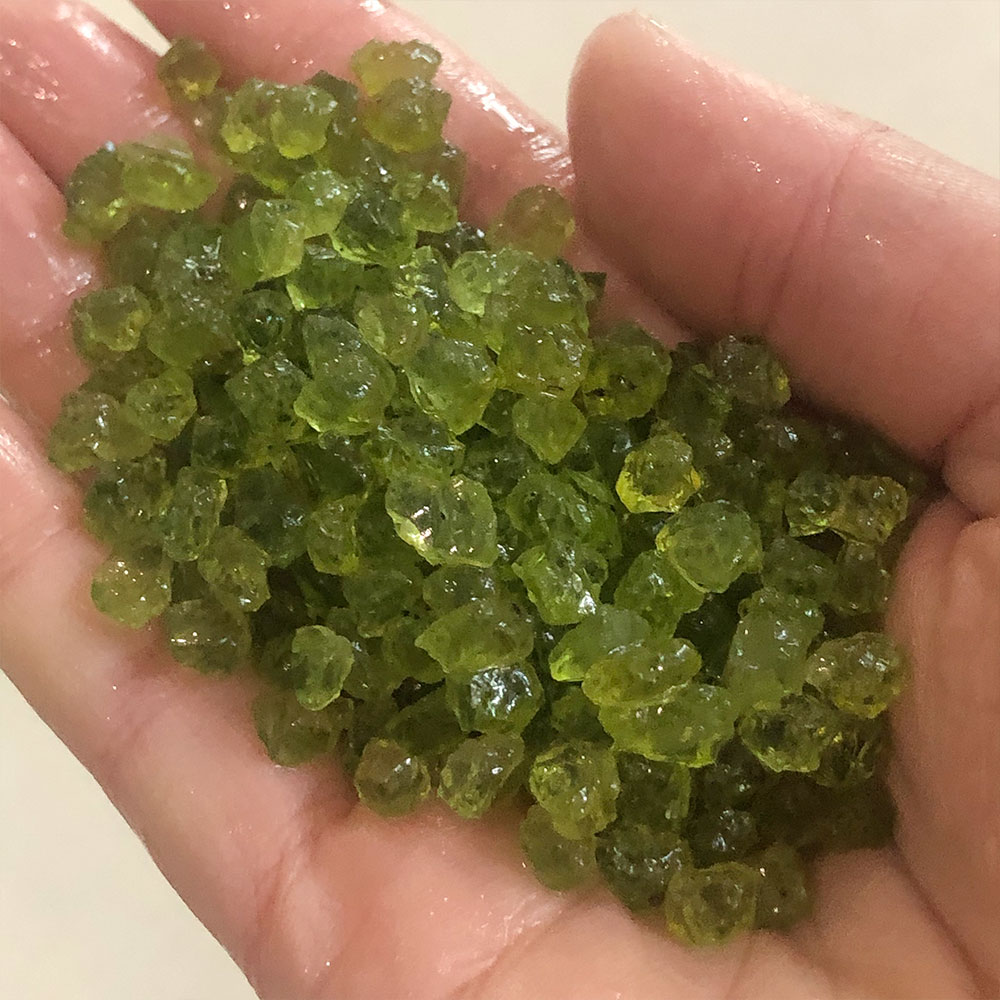 20g/Pack Natural Peridot Olivi - đánh giá và giá Aquarium Marine Stone