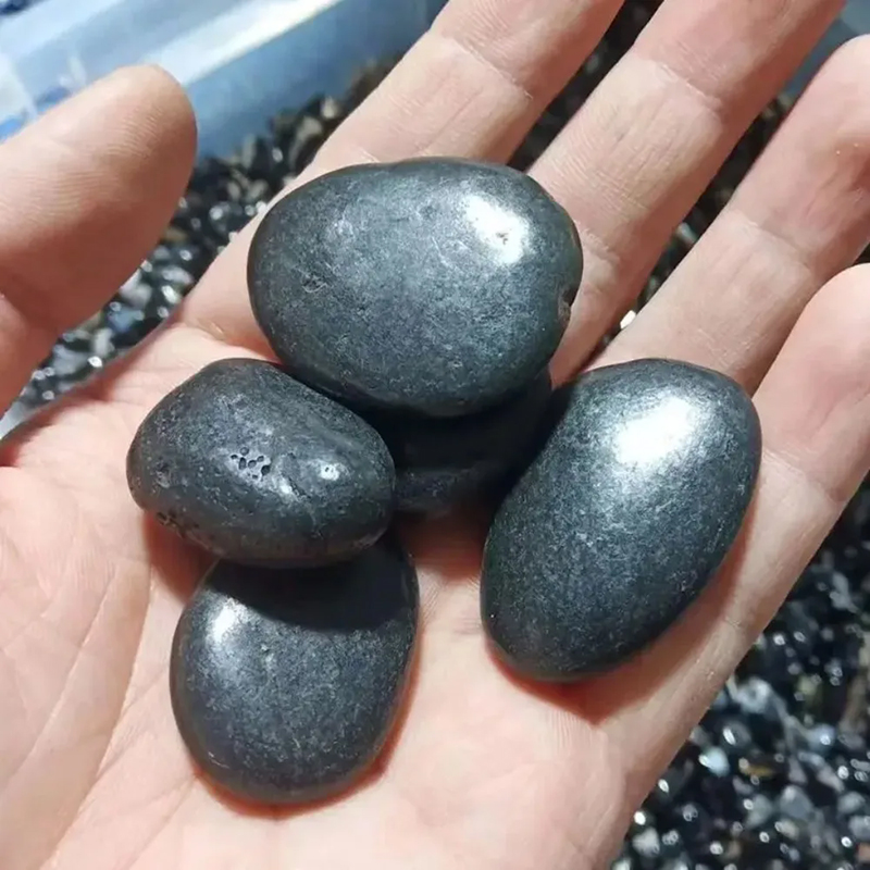 200/300/400g Black Polished Pe - đánh giá và giá Aquarium Marine Stone