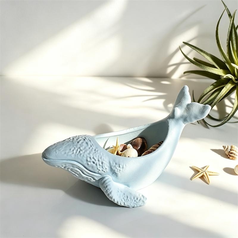 Whale Shape Cement Flowerpot S - đánh giá và giá Marine Aquarium Decorations