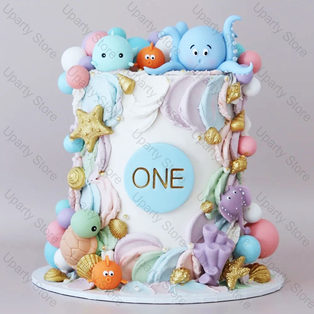 22Pcs Sea Animals Cake Toppers - đánh giá và giá Marine Aquarium Decorations