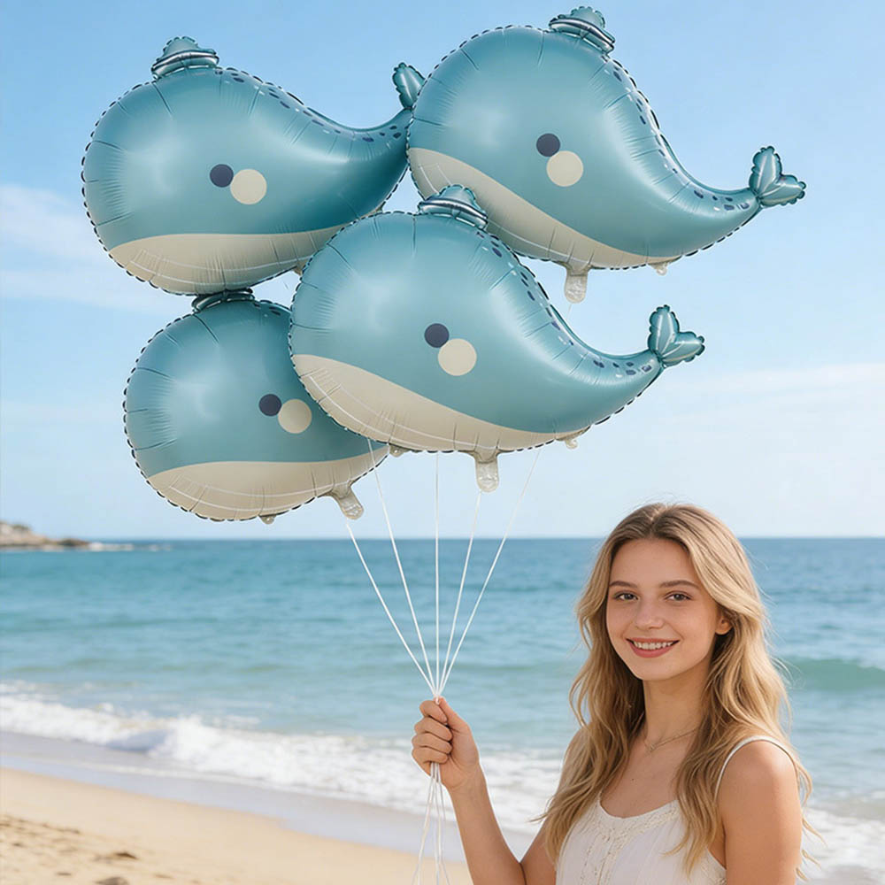 5pcs Cartoon Whale Foil Balloo - đánh giá và giá Marine Aquarium Decorations