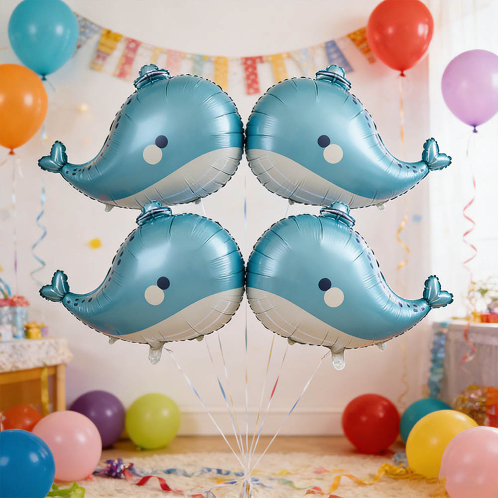 5pcs Cartoon Whale Foil Balloo - đánh giá và giá Marine Aquarium Decorations