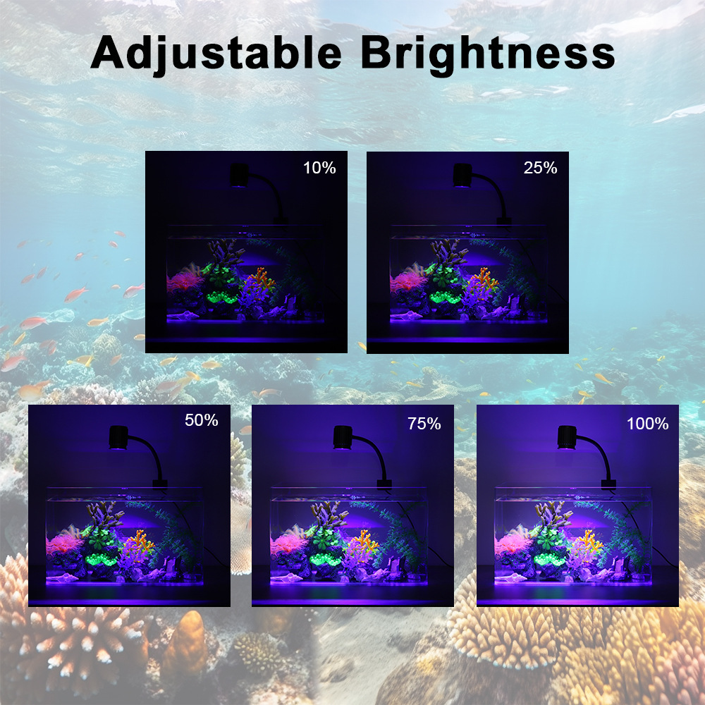 LED Aquarium Light Full Spectr - đánh giá và giá Marine Aquarium Reef