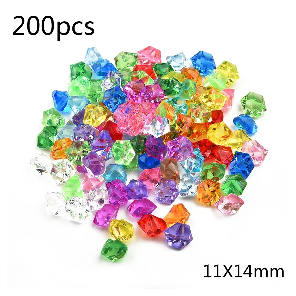 200pcs Acrylic Gem Stone Color - đánh giá và giá Aquarium Marine Stone